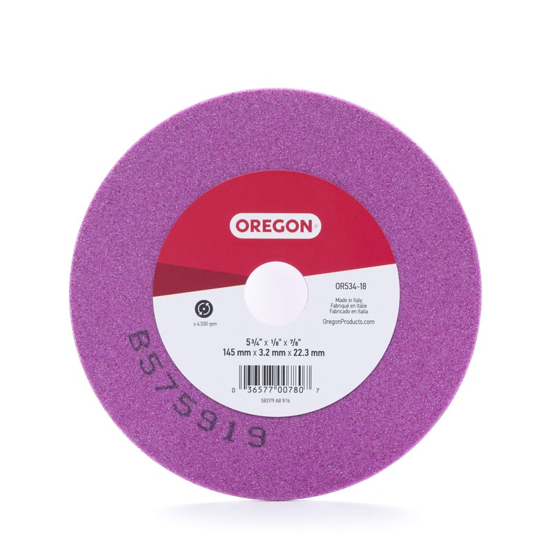 Oregon OR534-18A Grinding Wheel, 5-3/4-Inch by 1/8-Inch - Image 1